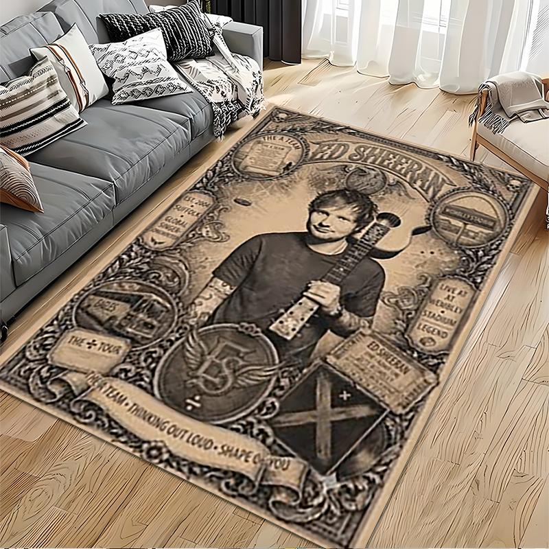 Colorful Minimalist Line Art Decor Area Rug, Non-Slip Washable Throw Carpet for Living Room Bedroom Entryway Home #1245