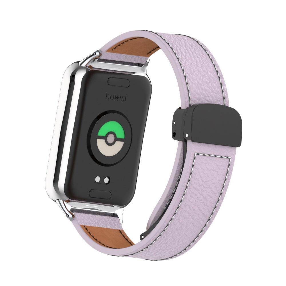 Кожаный сменный браслет с магнитным ремешком для Xiaomi Band 8 Pro, аксессуары для Miband 8 Pro