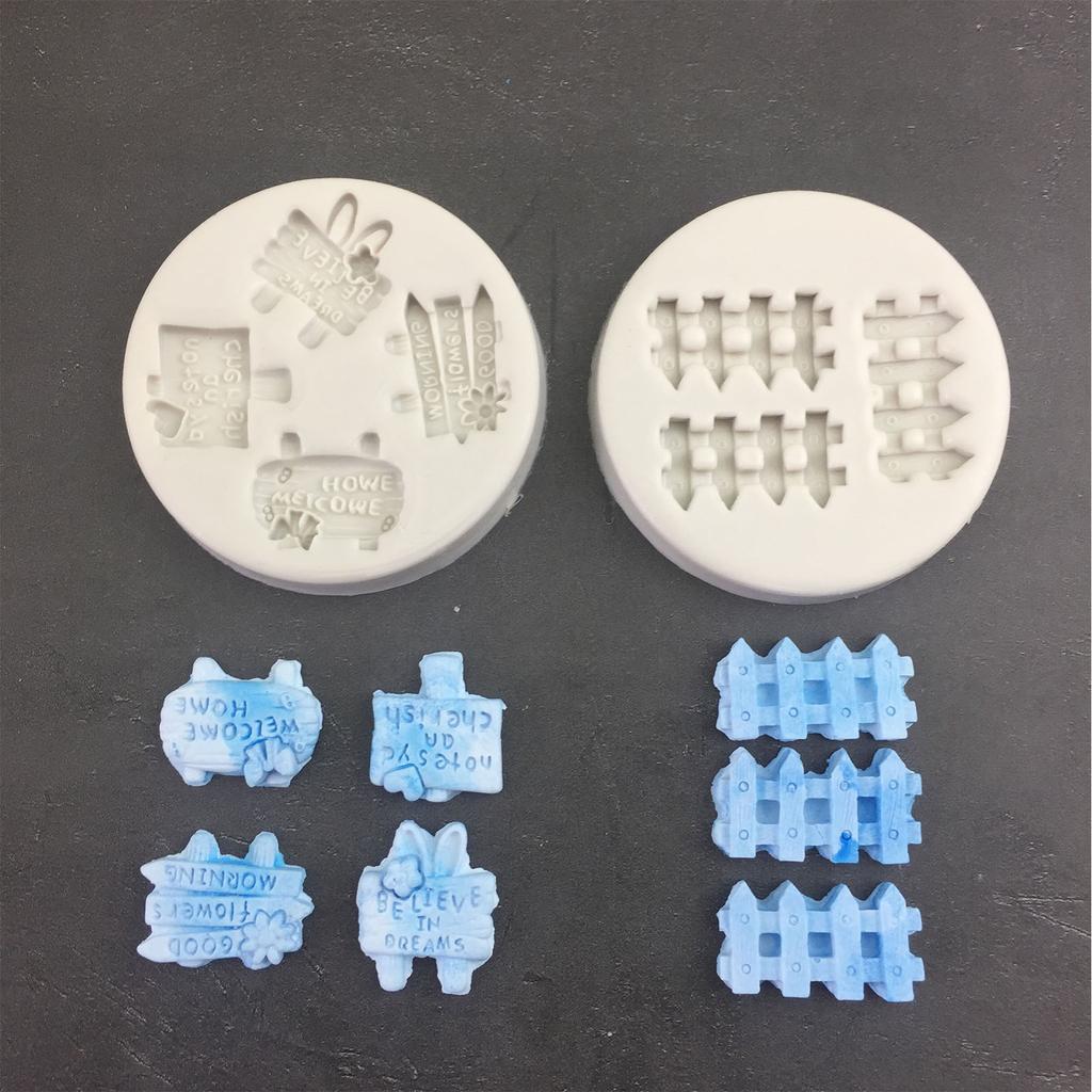 3D сердце цветок забор силиконовая гибкая пищевая форма глина смола керамика конфеты помадка конфеты шоколадное мыло формы