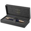 PARKER Duofold Prestige Blue Chevron GT Ballpoint Medium Gift Officially Product Number 1931373 Pen, Nib, Oil-Based, Boxed, Imported,