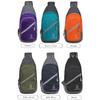 Crossbody Sling Bag Ultra-Lightweight Water Resistance Nylon Chest Shoulder Bag with Earphone Hole