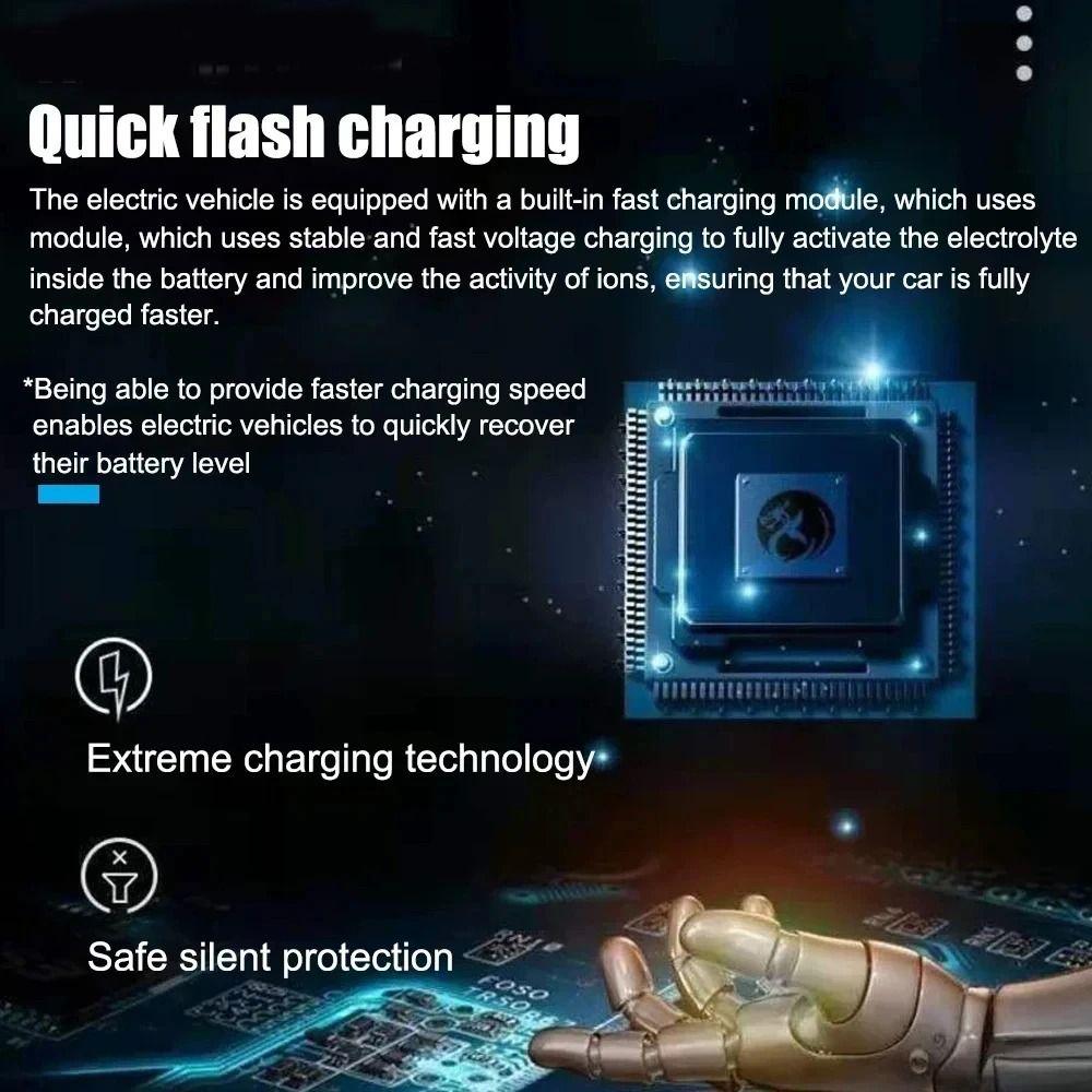 12V 2A Car Battery Charger LED Display Power Adapter Lead Acid Battery Charger  Lead Acid Battery