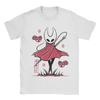 Vintage Hollow Knight Silksong Hornet T-Shirts for Men Round Collar Cotton T Shirts Short Sleeve Tee Shirt Plus Size Clothes