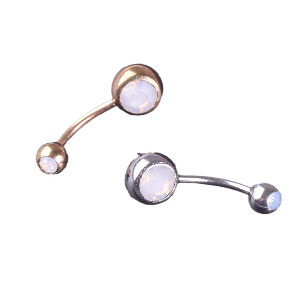 Rose Gold Opal Belly Ring - Hot Selling Navel Jewelry