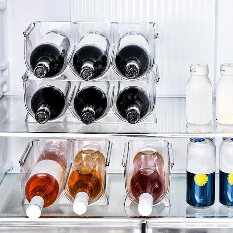 Wine Storage Rack Stackable Wine Bottle Holder Wine Cabinet Counter Holder Red Wine Storage Stand Champagne Wall Stand