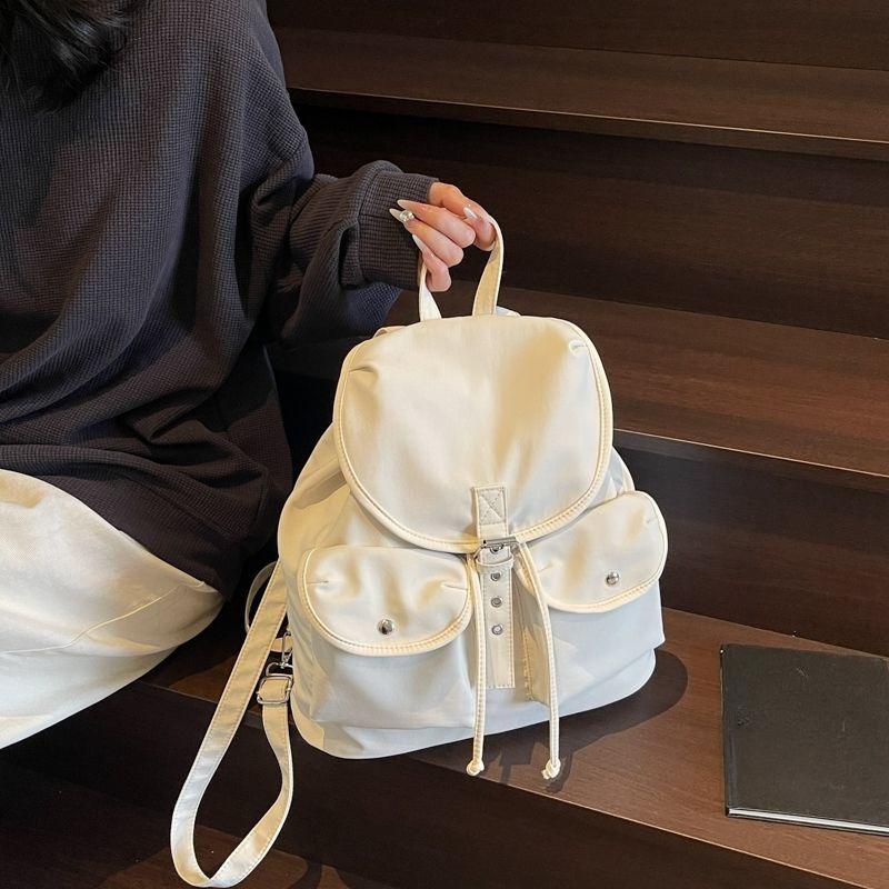 Мешок-рюкзак на завязках Большой вместимости Mochila Дорожные Mochilas Женские Корейские рюкзаки Рюкзак Повседневный Дорожный Для поездок на работу Сумки для женщин