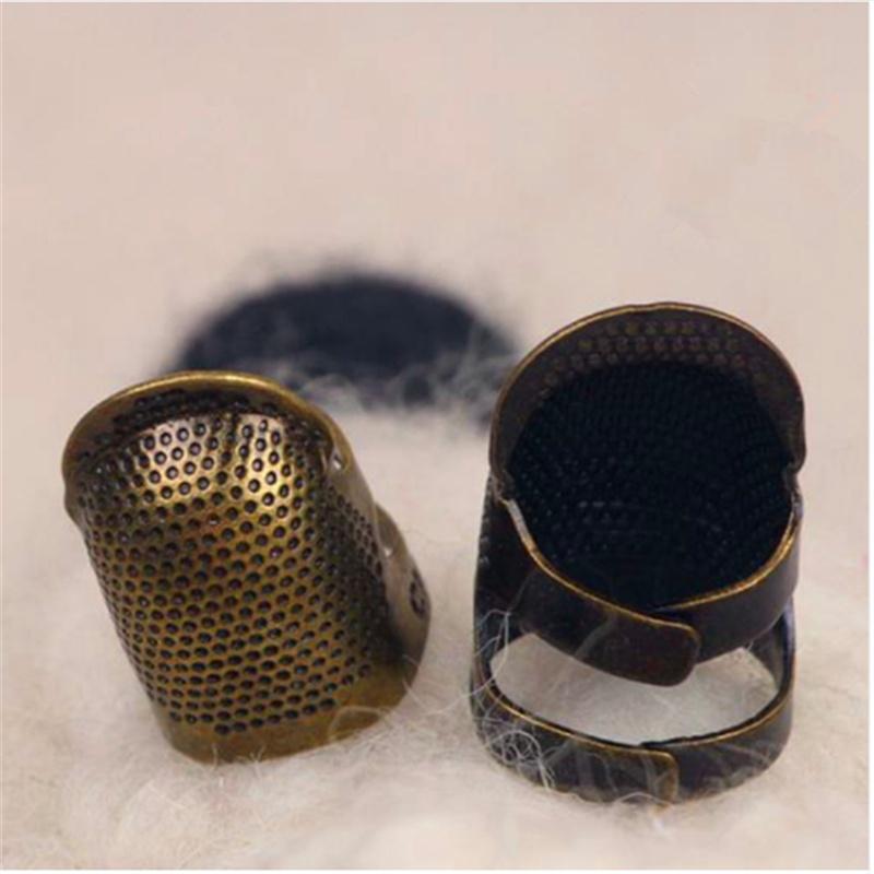 Retro Sewing Thimble Finger Protector Sleeve Tool Accessories