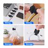 10pcs Reusable Cable Ties Fastening Wire Organizer Cord Rope Holder Self Adhesive Adjustable Cord Organizer Straps Desk Management
