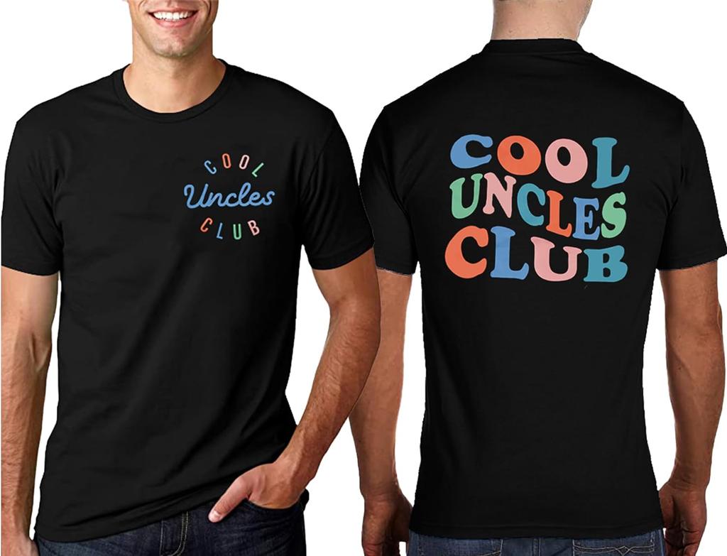 Funny Uncle Gifts Fathers Day TShirt MOUSYA Cool Uncles Club Shirt for Men Cool Uncle TShirt