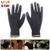 Черные 6 пар Перчатки для строителей с латексным покрытием ладони Защитные перчатки Садовые принадлежности Рабочие перчатки