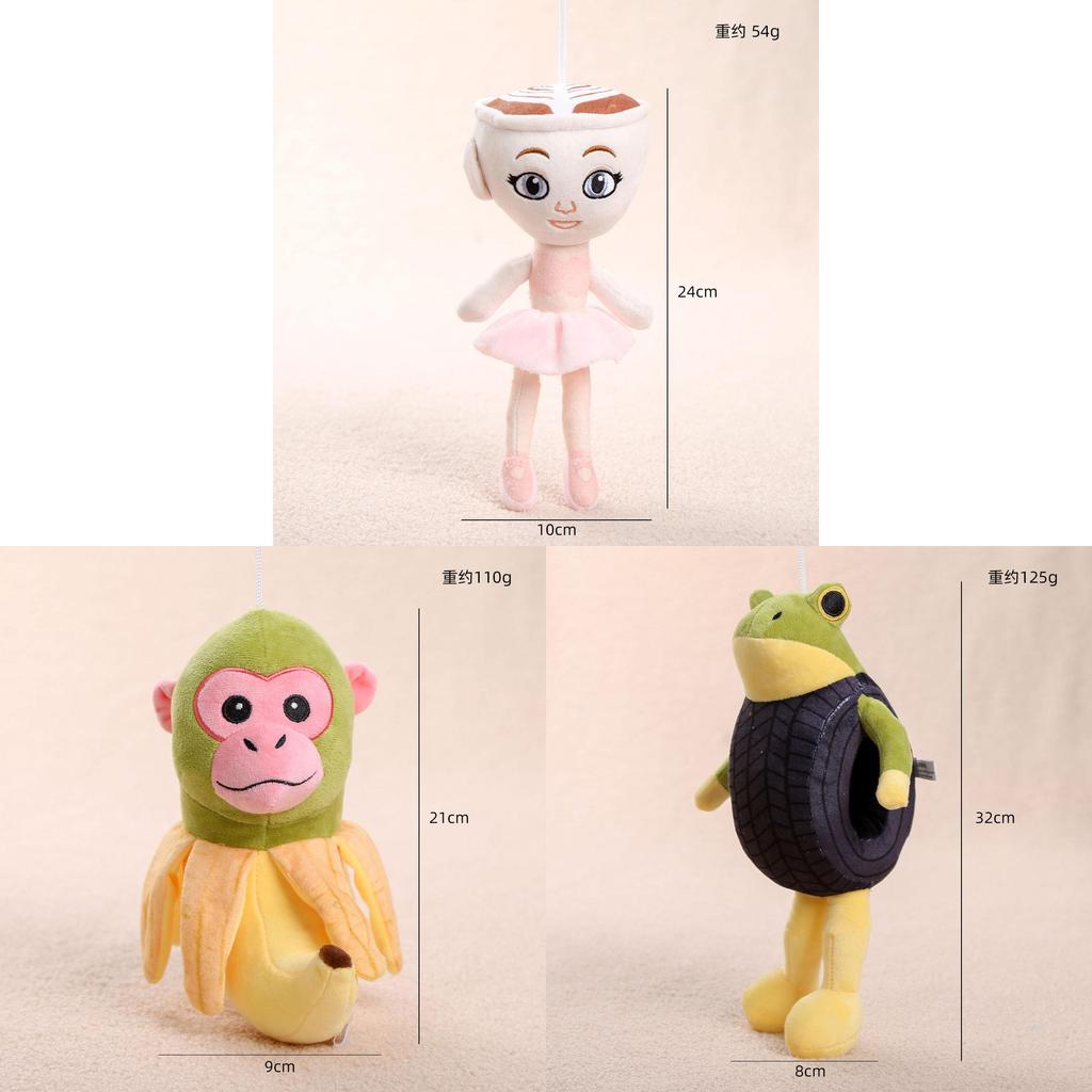 Tung Tung Tung Sahur Plush Doll Strange Cartoon Character Stuffed Toy Multiple Styles For Fans Collection