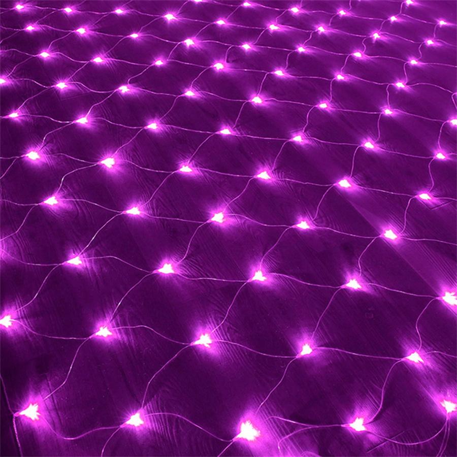 Светодиодная сетка Thrisdar 2*2 м 3*2 м 6*4 м Рождественская гирлянда из сетки для деревьев, кустов, заборов, стен, декор для вечеринки