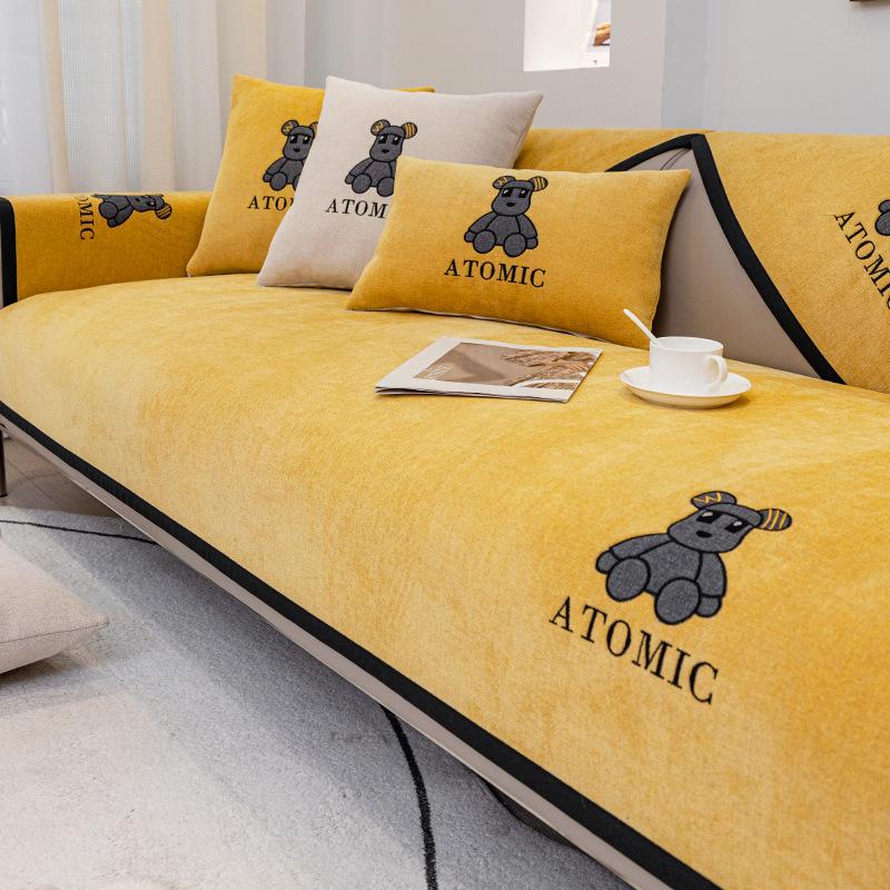 1 шт., противогрязный, нескользящий чехол для дивана, коврик для собаки, подушка, съемный универсальный размер, угловое полотенце для дивана, секционное полотенце для дивана