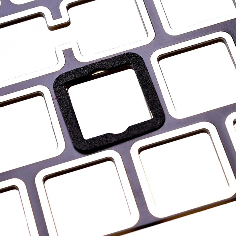 120 шт./упак. Механическая клавиатура, переключатель, накладка, пленка, пена, позиционирующая пластина, накладка на ногу