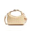 Korean Version of Casual Crossbody Bag Simple Small Fresh Spring and Summer Bag Women's New Trendy One-shoulder Straw Braided Handbag