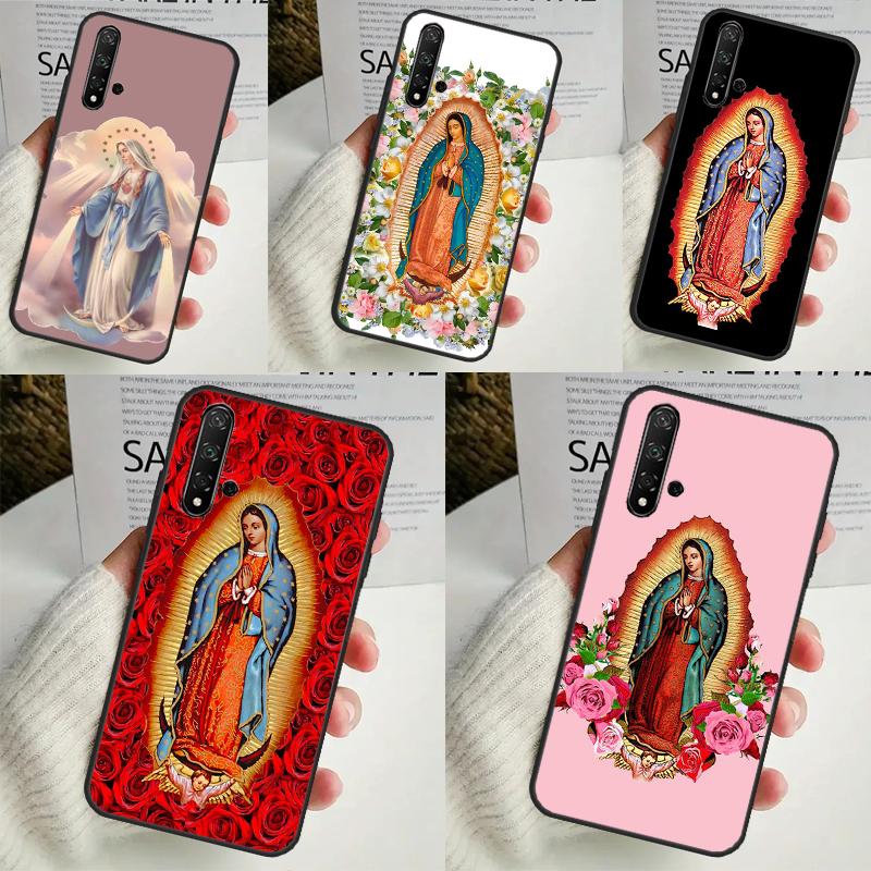 Дева Гваделупская Дева Мария Чехол для Huawei P30 P20 P40 Lite Nova 5T 11i 8i 3i 9 10 SE 11 Pro Y90 Y70 Y61 Y60 Y91 Чехол