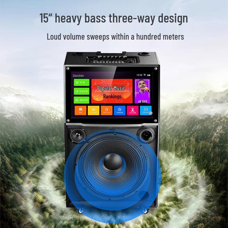 SAST Домашняя KTV караоке-машина с 22-дюймовым дисплеем