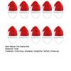 Pet Santa Hat Red Fleece Santa Claus Hat Dog Cat Dress-up Costume for Puppy Kitten Small Cats Dogs Holiday Cosplay Accessory