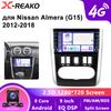 Android 13 для Nissan Almera 3 G15 2012-2019 стерео автомобильное радио мультимедиа видеоплеер GPS 4G 8Core Voice CarPlay головное устройство