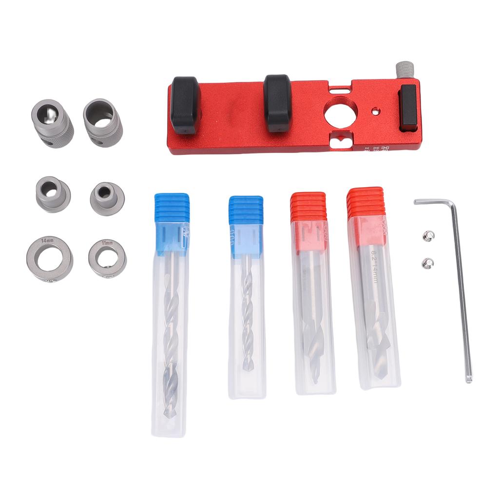 Woodworking Drilling Locator Set Single Hole Wood Punch 20 30 40 Aluminum Profiles Drill Guide Quick Position Tapping