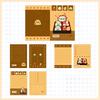 A6 Simplicity Cute Cartoon Notebooks for Kids Retro Y2K Japanese Anime Notepad Portable Small Colorful Page Scrapbook Journal