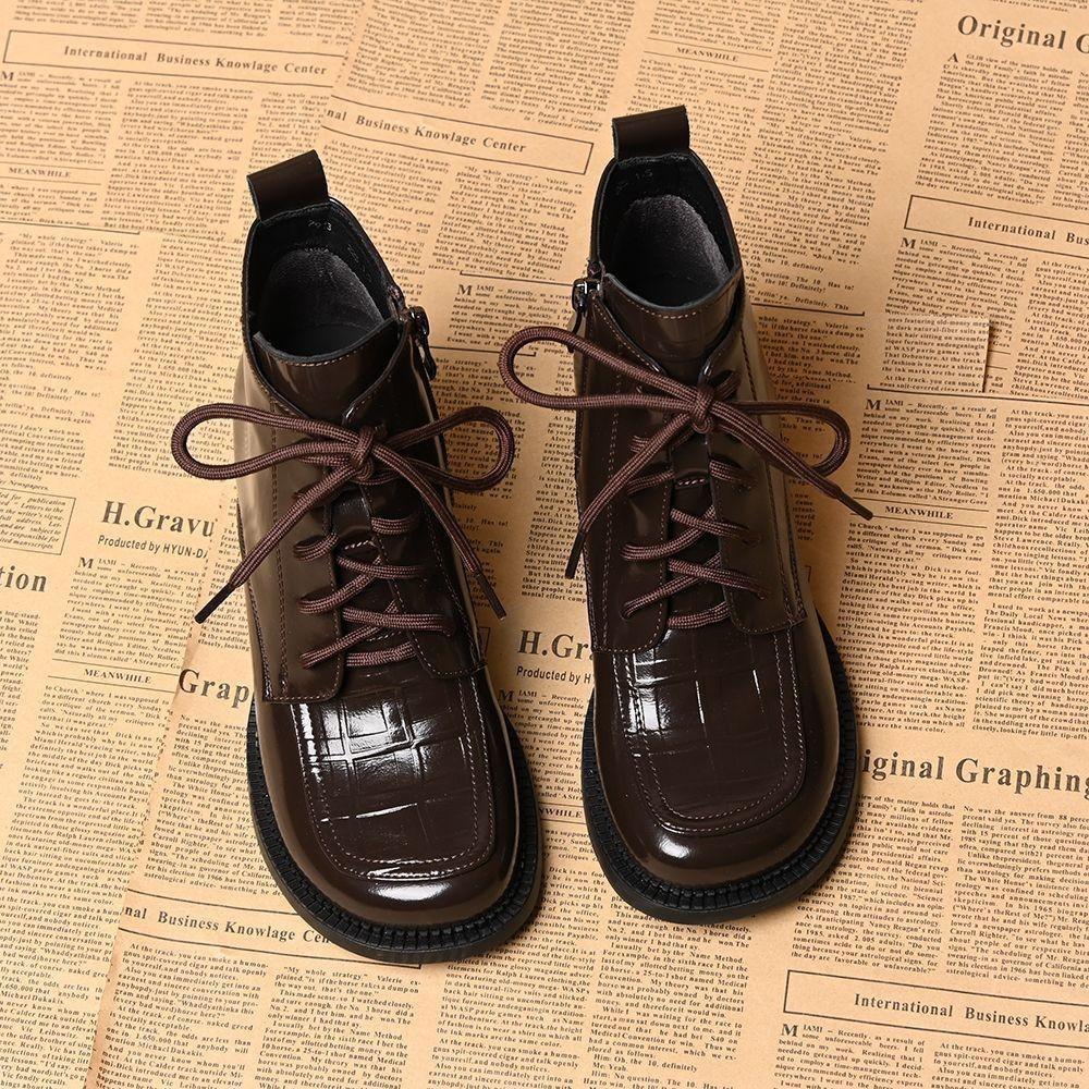 Retro Martin boots women's new autumn and winter trend handsome and versatile small man thick-soled British style short boots women