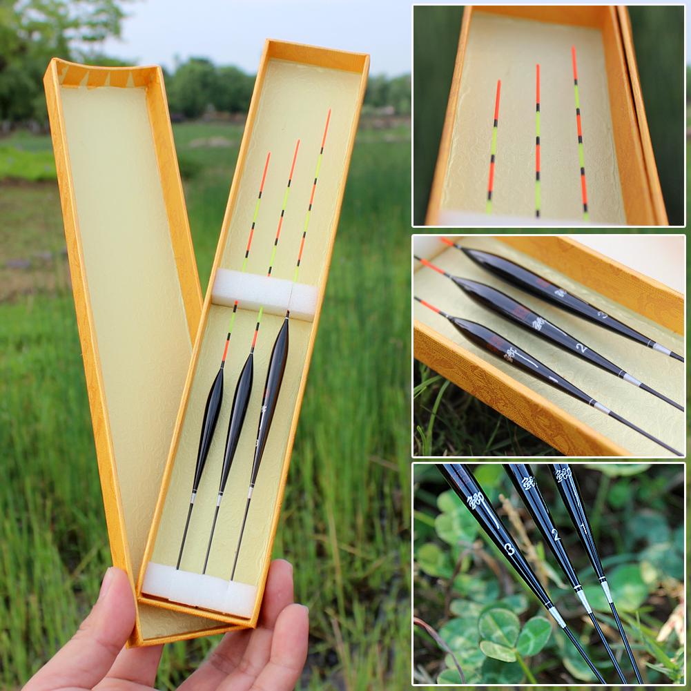 Деревянный поплавок в наборе 3 шт