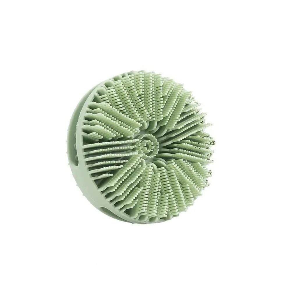 Портативная ручная щетка для ванны, двухсторонняя массажная щетка, силиконовая щетка для ванны, ванная комната