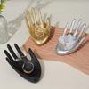 Mannequin Hand Jewelry Display Holder Stand Palm Tray Organizer Hand Manquin for Chain Watch Bangle Home Shop Decor