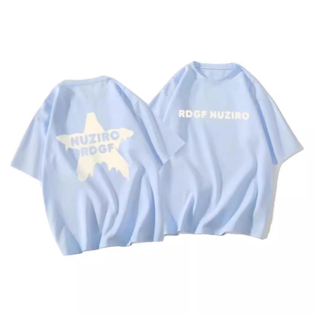 Весна/Лето 2024 Трендовая свободная хлопковая футболка для студентов - Средняя длина, короткий рукав