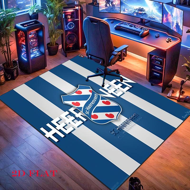 SC Heerenveen Carpet Rug for Living Room Bedroom Home Sofa Decoration,Kids play Nonslip Floor Mat