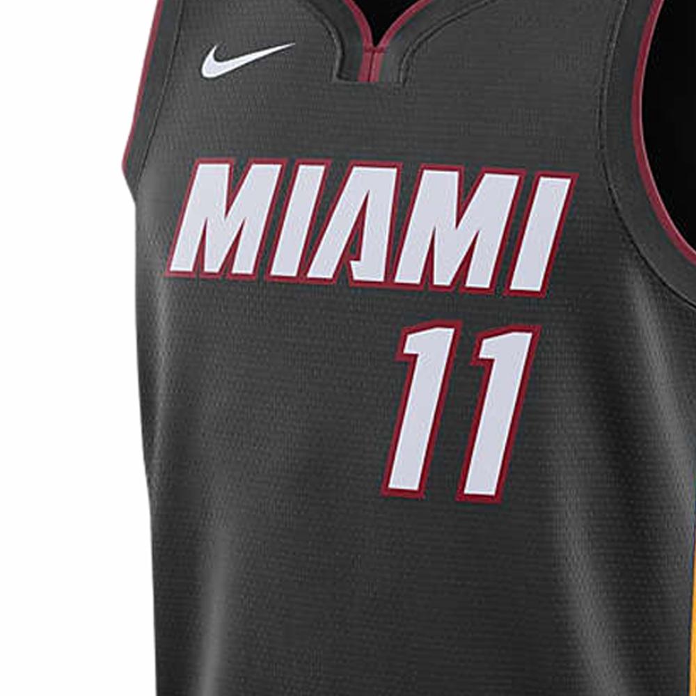 Nike NBA Jaime Jaquez Jr. Miami Heat Icon Edition Dri-FIT Swingman Jersey 'Black' Men's DN2011-017