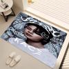 1pc Jin Singer Print Area Rug - Soft, Washable Non-Slip Indoor Mat, Living Room, Home Office Decorative Rug,Office Decorative