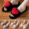 Женские тапочки из коровьего хлопка, теплые домашние милые мягкие плюшевые домашние тапочки