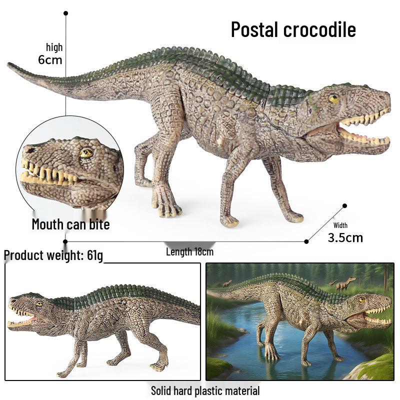 Dinosaur Model Set: T. Rex, Spinosaurus, Mosasaurus, Stegosaurus, Triceratops Cognitive Toys