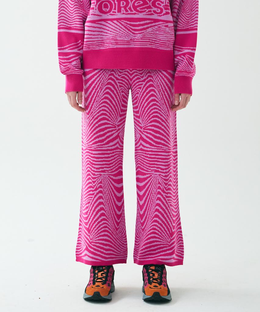 MIMICAWE Psyche Knit Pants/Pink