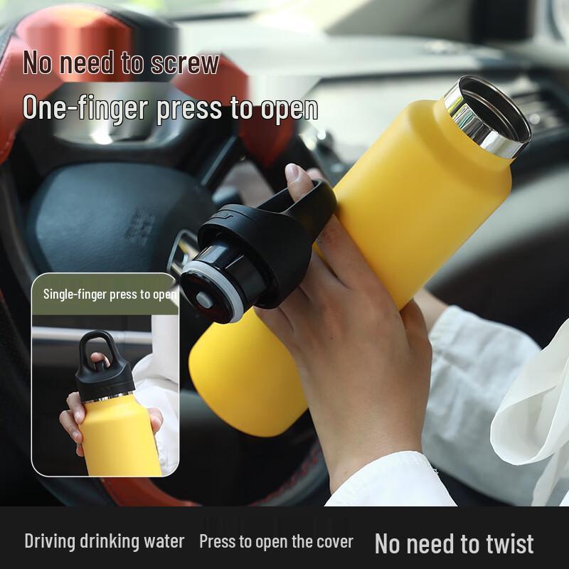 Shengjia 700ml 316 Stainless Steel Quick-Open Insulated Sports Bottle