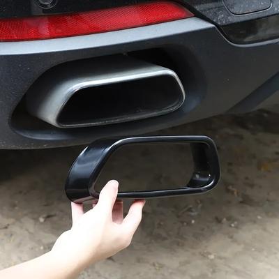 Для BMW X5 F15 G05 X6 F16 X7 G07 2014- 40d 50i M sport Нержавеющая сталь Черный цвет Автомобильные наклейки на крышку выхлопной трубы Автоаксессуары