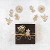 Wooden Communion scraps Communion MIX 50 PCS host cross chalice dove