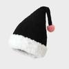 European and American winter warm hat women's Christmas decoration fleece ear protection warm hat bow thickened Christmas hat