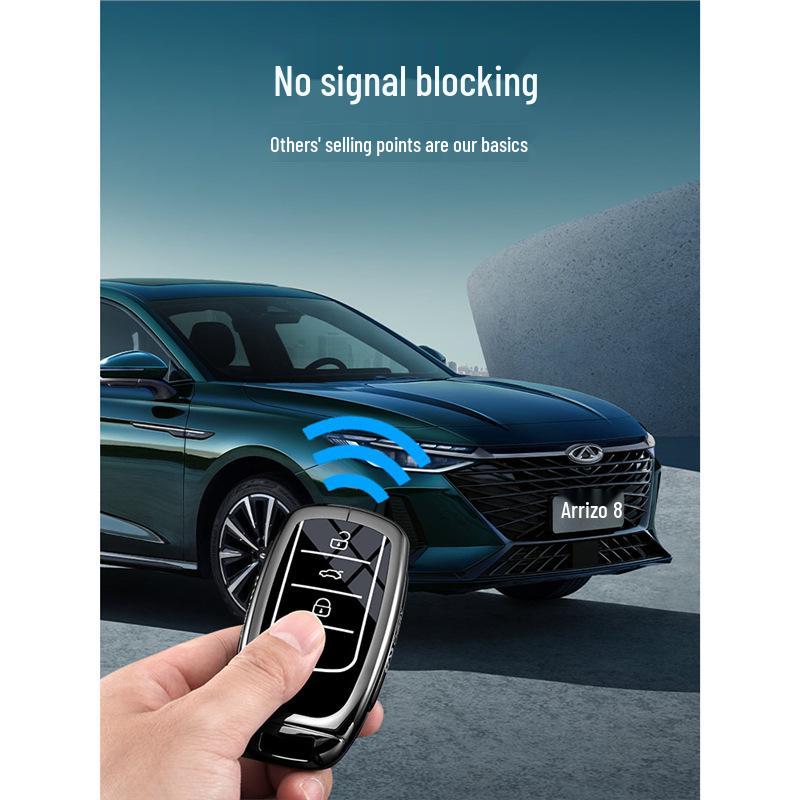 2025 Чехол для ключа Chery Tiggo для Tiggo 8 Pro/9/8 Plus/8L/7 Plus, Корпус с пряжкой для автомобиля Arrizo 8