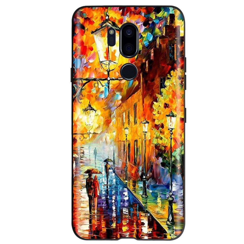 Для LG G7 ThinQ Чехол G710 LM-G710 Милый Кот Бабочка Ударопрочный Мягкий Силиконовый Чехол для Телефона Для LG G7 ThinQ Задняя Крышка 6.53'' Coque