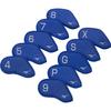 Mizuno Golf Iron Set of Organized by Club Number 5LJH2302 Covers, 10, Unisex, (No. 4-9, P, G, S, X), Blue,