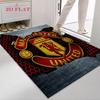 Shiny MUFC Cards Carpet Rug for Living Room Bedroom Home Sofa Decoration,Kids play Nonslip Floor Mat