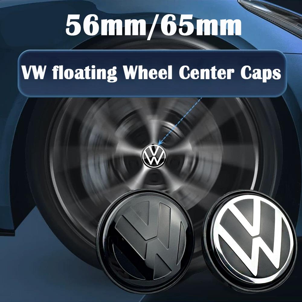 3B7601171 Floating Wheel Center Caps Hub Cover 4pcs 56mm 65mm For Volkswagen VW Golf 5 6 7 Passat B6 B7 B8 Tiguan Polo Jetta GTI zw9