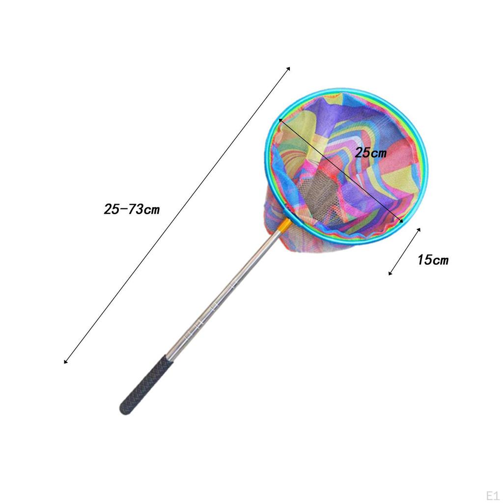 Подсак для рыбалки телескопический детский выдвижной дорожный молодежный аксессуар для стрекозы