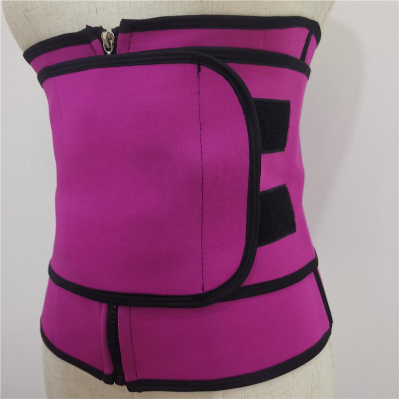 Пояс для йоги и фитнеса с застежкой-молнией и липучкой для отвода пота