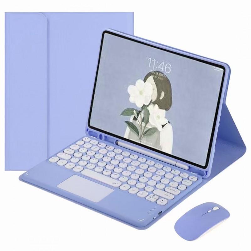 IPad 10.9 Inch Bluetooth Keyboard Case With Touchpad Support 10th Gen Slim Folio Cover Auto Sleep/Wake