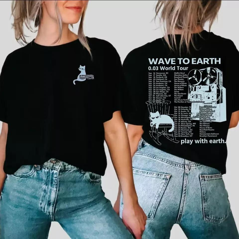 Wave To Earth 003 Tour 2024 T-shirt Wave To Earth Kpop Merch