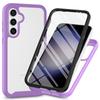 Чехол Full Coverage для Samsung Galaxy S25 Plus S24 Ultra S23 FE A56 5G Funda Capa Противоударный чехол из ТПУ/ПК со встроенной защитной пленкой для экрана